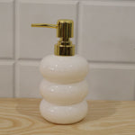Glass Liquid Soap Dispenser Bottle With Gold Pump Refillable (1 Pc)