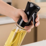 Premium Glass Oil Spray Bottle for Cooking (300 ml) – Fine-Mist Continuous Trigger Dispenser for Air Fryer, Salad, BBQ & Baking | Leakproof Refillable Oil Mister