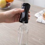 Premium Glass Oil Spray Bottle for Cooking (300 ml) – Fine-Mist Continuous Trigger Dispenser for Air Fryer, Salad, BBQ & Baking | Leakproof Refillable Oil Mister