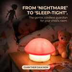 Mushroom Shaped LED Night Light for Kids Bedroom & Nursery | Soft Glow Decorative Bedside Lamp