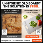 Premium Stainless Steel Chopping Board | Hygienic & Odor-Resistant