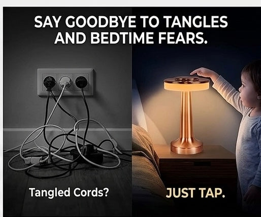 Modern Cordless Table Lamp – Touch Control, Rechargeable LED