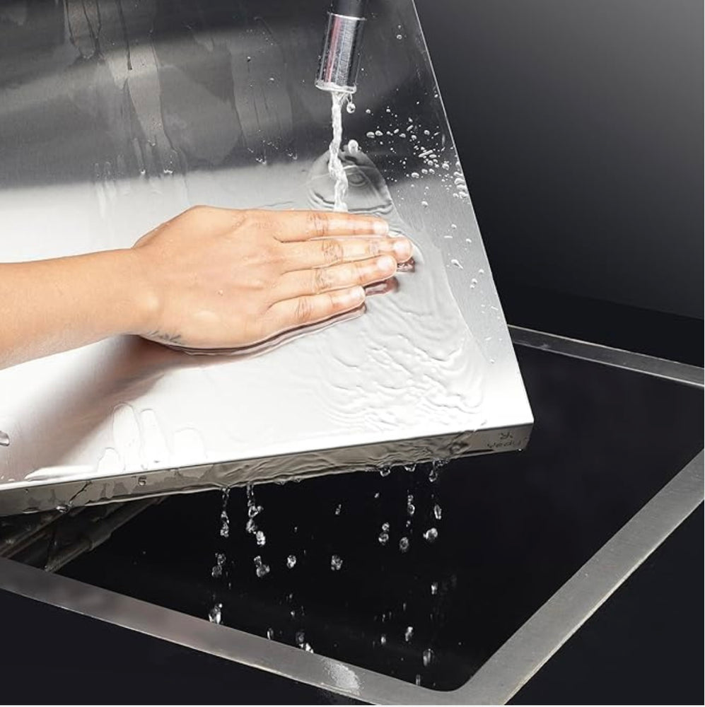 Stainless Steel Chopping Board & Kitchen Countertop - 41 x 31 Cm (Original Big Size).