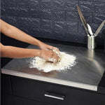 Stainless Steel Chopping Board & Kitchen Countertop - 41 x 31 Cm (Original Big Size).