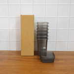 Plastic Multipurpose Kitchen Storage  Fridge Container (1200 Ml 6 Pc)