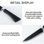2285 Stainless Steel Knife Set With Chef Peeler And Scissor (6 Pieces)