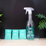 Pollic Kadam Concentrated Glass  Mirror Cleaner Refill Kit With Reusable Spray Bottle